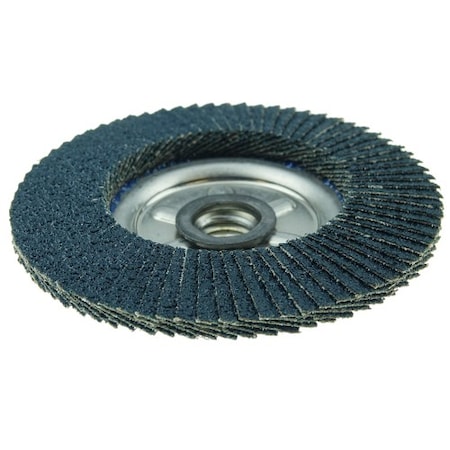 Weiler 4-1/2" Tiger DiscFlap Disc, Conical (TY29), 24Z, 5/8"-11 UNC 50510